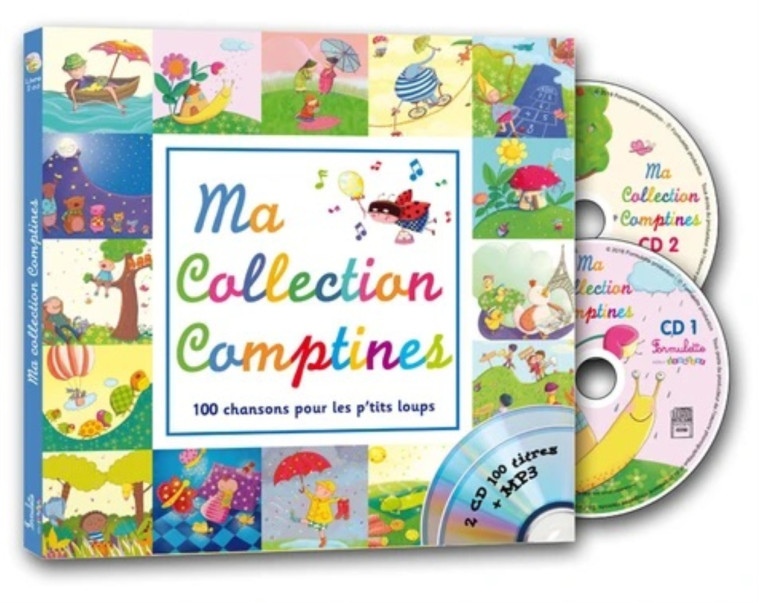 MA COLLECTION COMPTINES + CD - DOMAINE PUBLIC - FORMULETTE