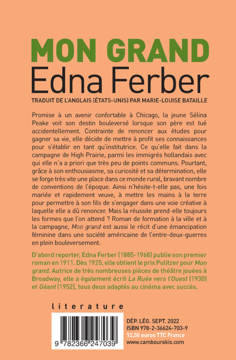 MON GRAND - FERBER EDNA - CAMBOURAKIS