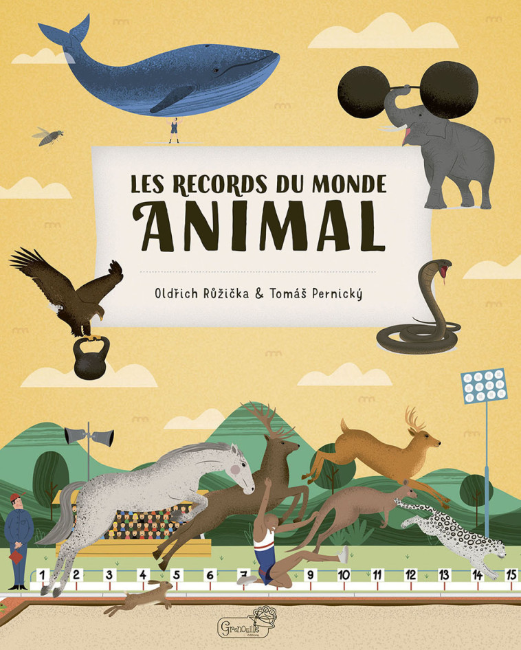 LES RECORDS DU MONDE ANIMAL - RU ICKA/PERNICKY - GRENOUILLE