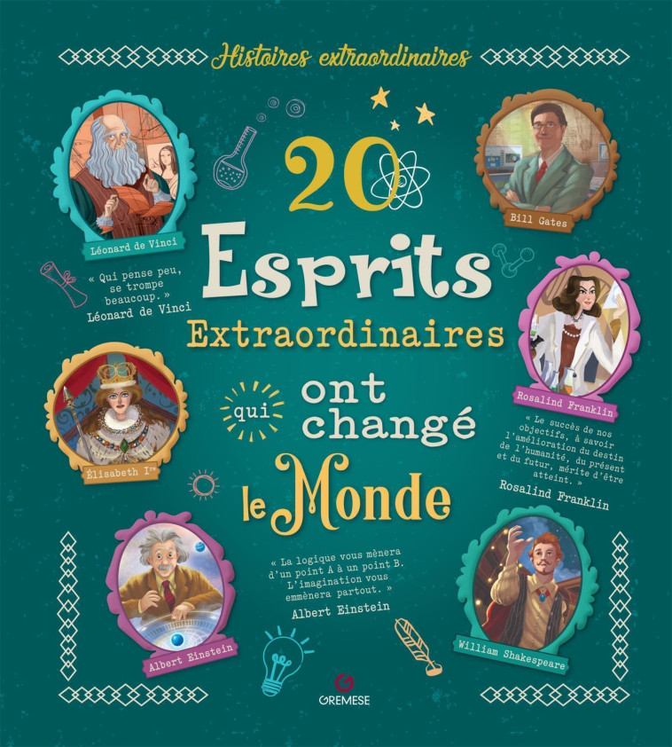 20 ESPRITS EXTRAORDINAIRES QUI ONT CHANGE LE MONDE - AA.VV. - GREMESE