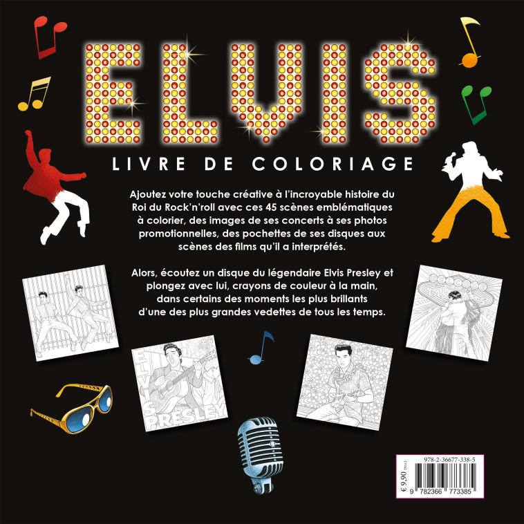 ELVIS - LIVRE DE COLORIAGE - AA.VV. - GREMESE