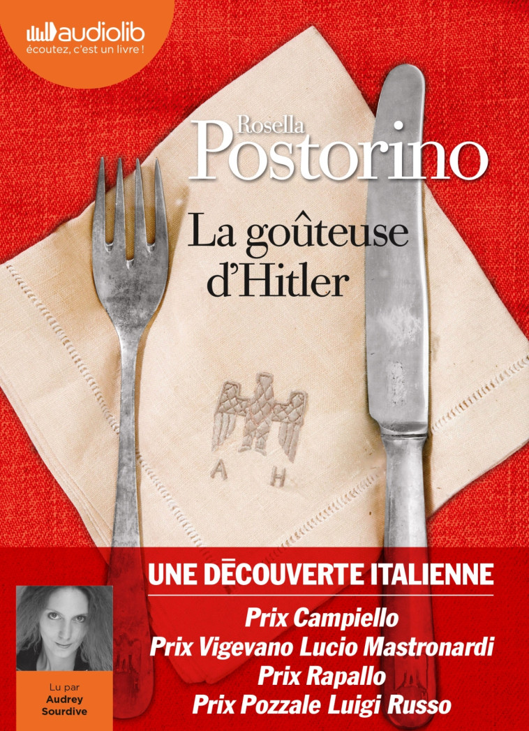 LA GOUTEUSE D'HITLER - LIVRE AUDIO 1 CD MP3 - POSTORINO ROSELLA - AUDIOLIB