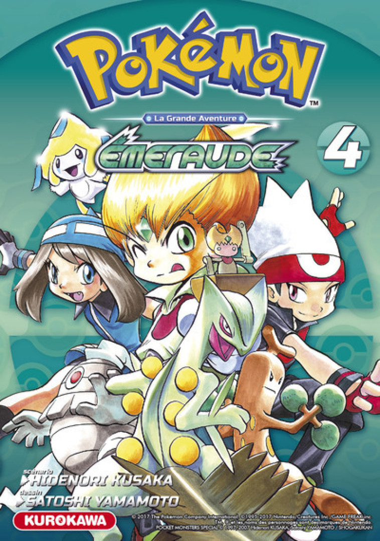 POKEMON ROUGE FEU ET VERT FEUILLE/EMERAUDE - TOME 4 - KUSAKA/YAMAMOTO - KUROKAWA