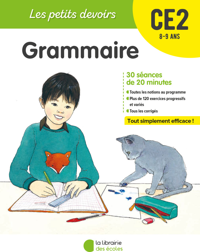 PETITS DEVOIRS GRAMMAIRE CE2 NE 2018 - CHARDONNET/GRAVIER - LIB DES ECOLES