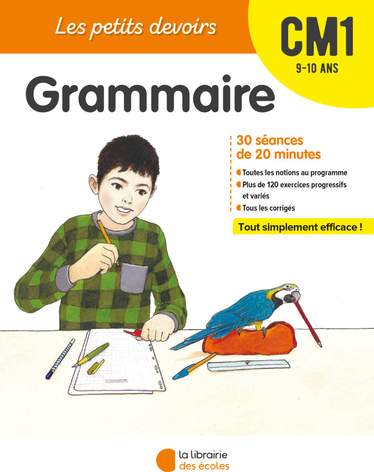 PETITS DEVOIRS GRAMMAIRE CM1 NE 2018 - CHARDONNET/GRAVIER - LIB DES ECOLES