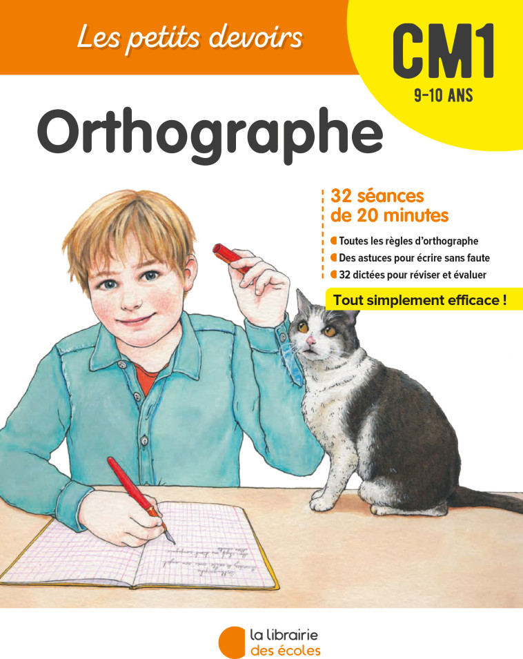 PETITS DEVOIRS ORTHOGRAPHE CM1 NE 2018 - CHARDONNET/GRAVIER - LIB DES ECOLES