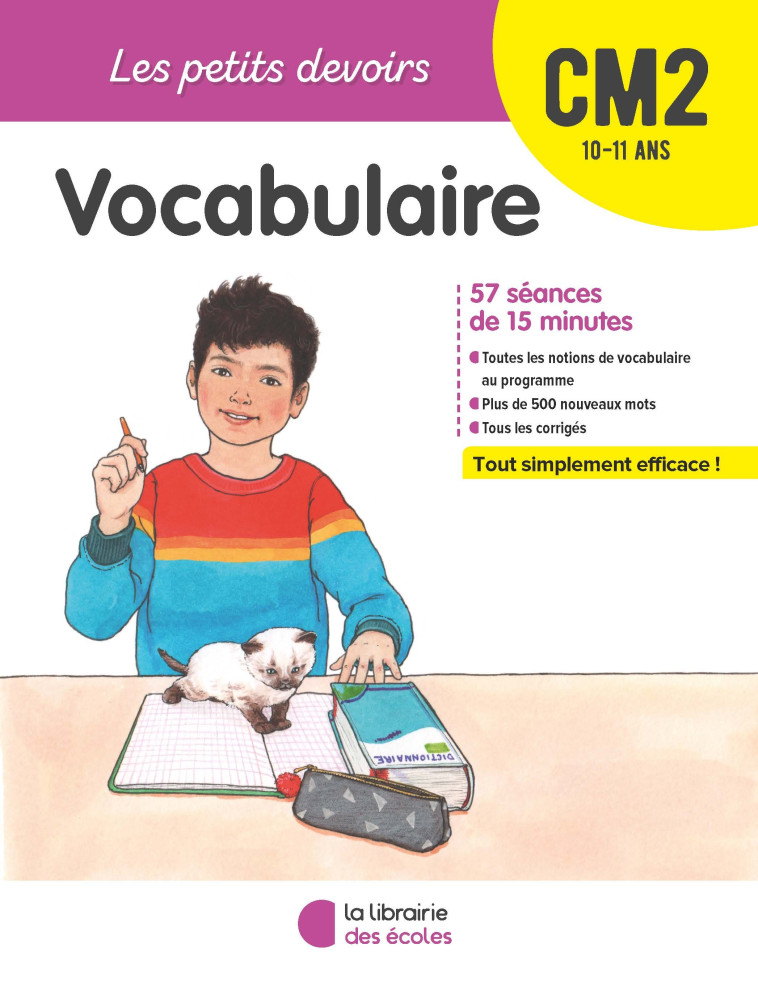 VOCABULAIRE CM2 10-11 ANS - SPIERING ELISABETH - LIB DES ECOLES