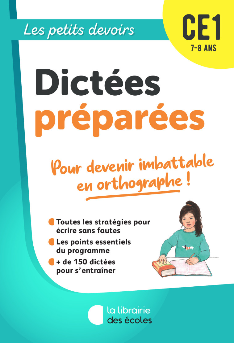 LES PETITS DEVOIRS - DICTEES PREPAREES CE1 - GUIGUI BRIGITTE - LIB DES ECOLES