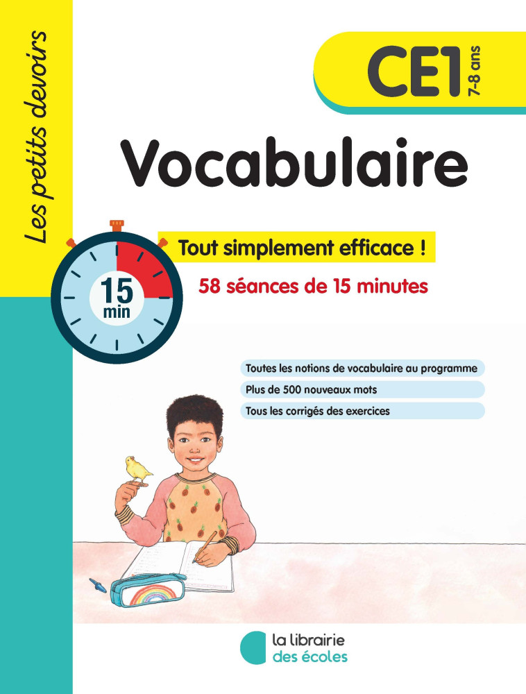 LES PETITS DEVOIRS VOCABULAIRE CE1 ED 2023 - GRAVIER ALICE - LIB DES ECOLES