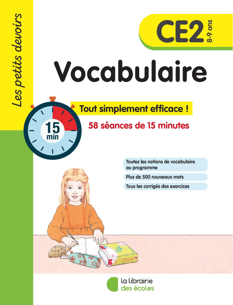 LES PETITS DEVOIRS VOCABULAIRE CE2 ED 2023 - GRAVIER ALICE - LIB DES ECOLES