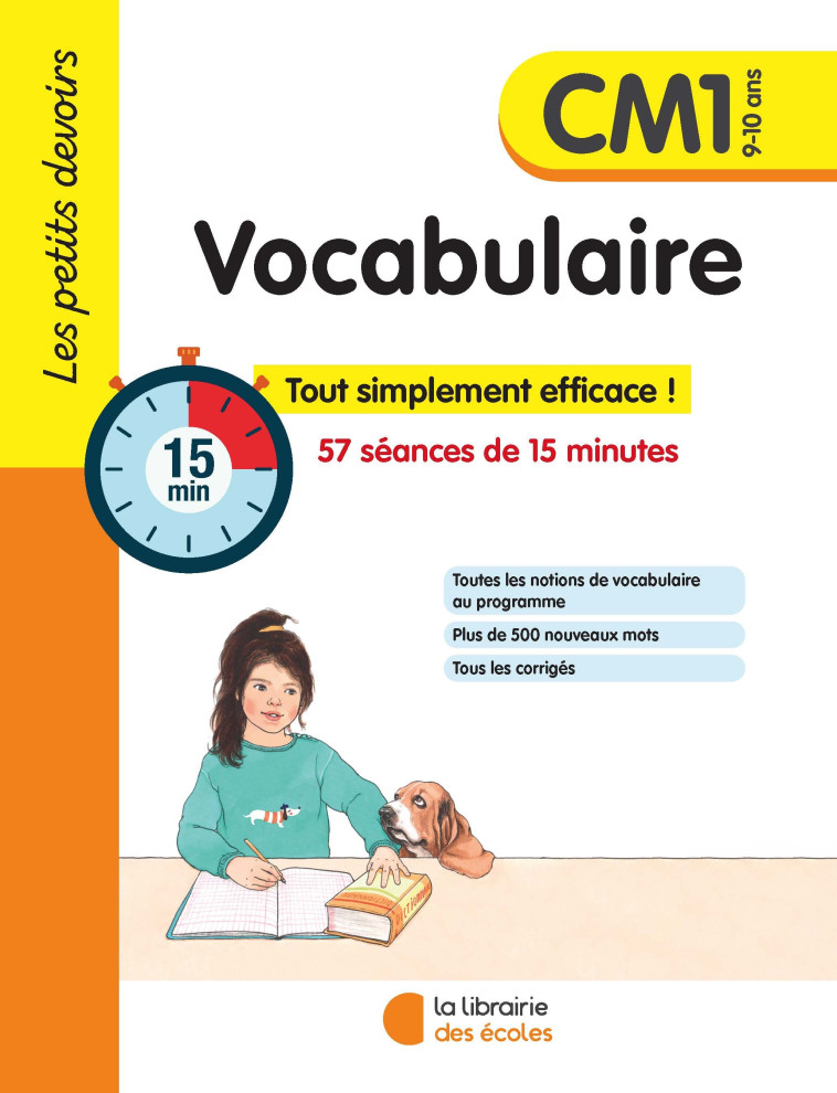 LES PETITS DEVOIRS VOCABULAIRE CM1 ED 2023 - GRAVIER ALICE - LIB DES ECOLES