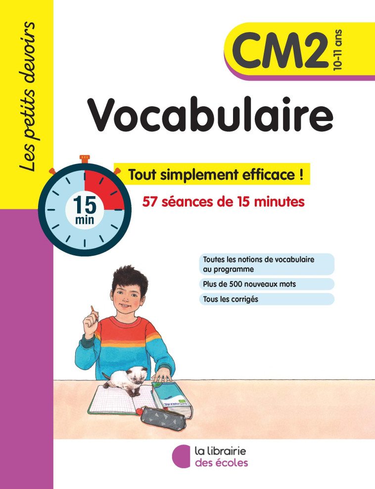 LES PETITS DEVOIRS VOCABULAIRE CM2 ED 2023 - GRAVIER ALICE - LIB DES ECOLES