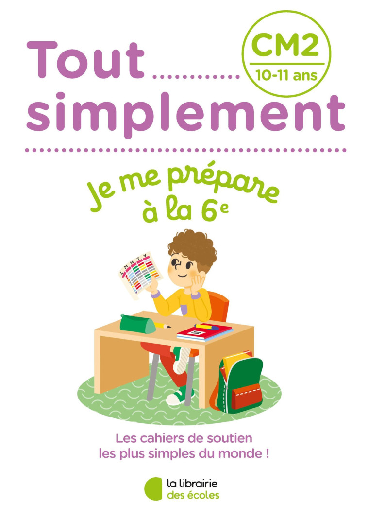 TOUT SIMPLEMENT CM2 JE ME PREPARE A LA 6EME - JAMBON CAROLINE - LIB DES ECOLES