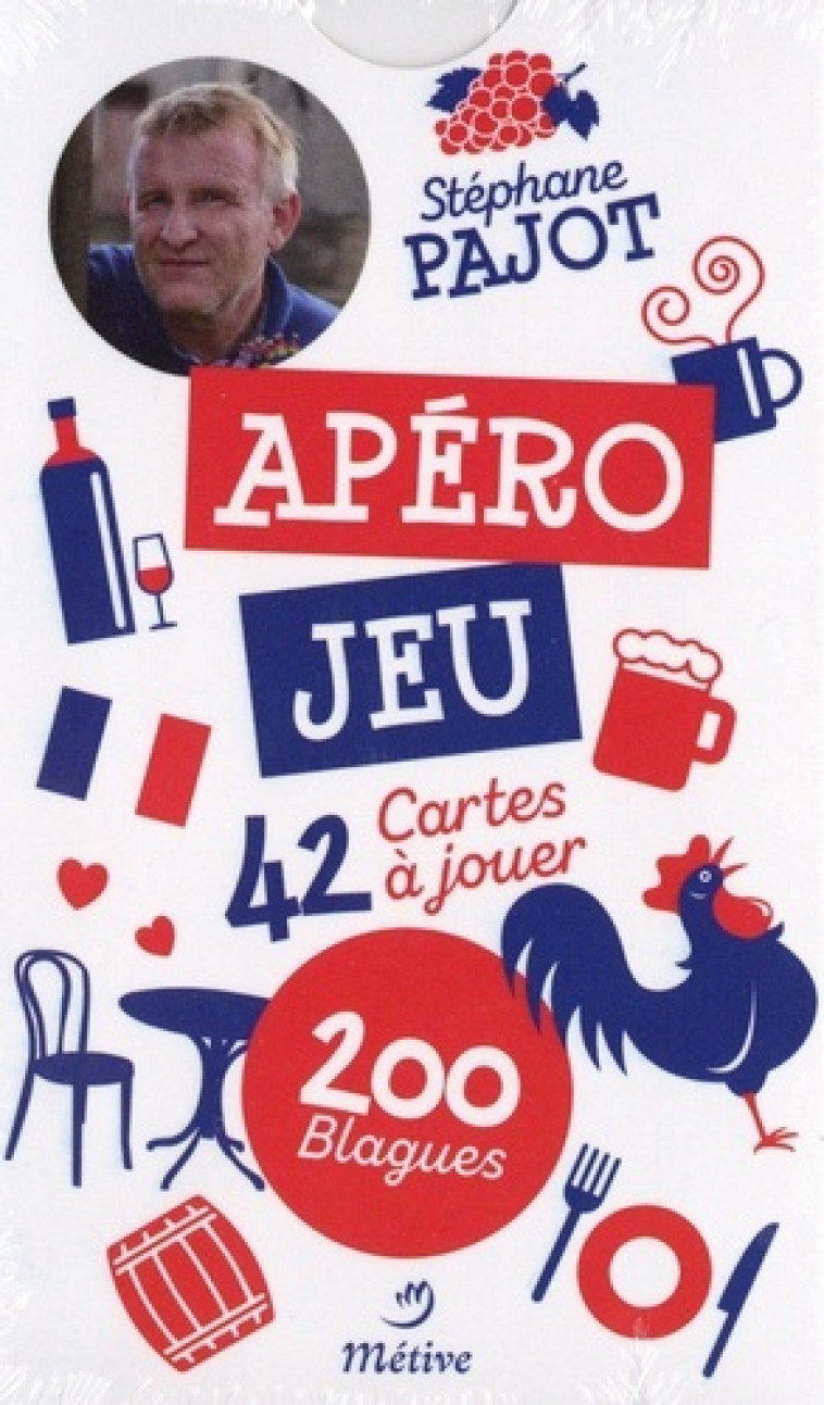 APERO JEU - 42 CARTES A JOUER - PAJOT STEPHANE - METIVE