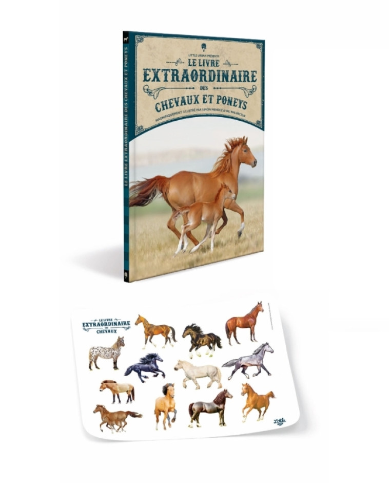 LE LIVRE EXTRAORDINAIRE DES CHEVAUX (EDITION 2022) (+ STICKERS) - MENDEZ SIMON / WALERCZUK VAL - LITTLE URBAN