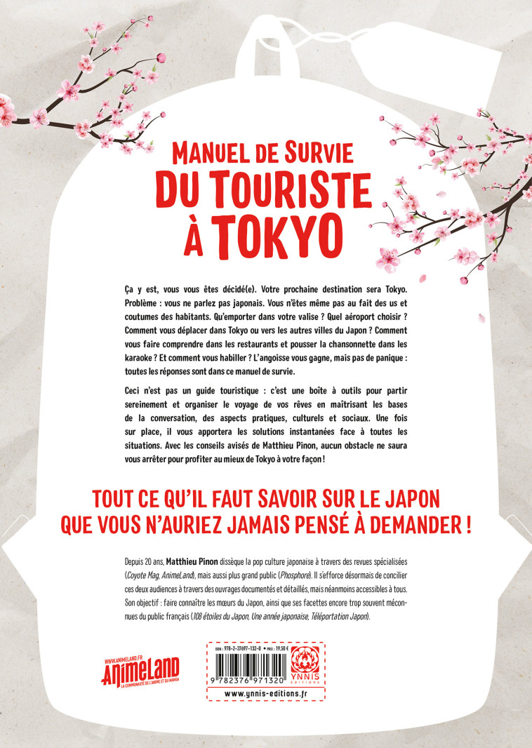 MANUEL DE SURVIE DU TOURISTE FRANCAIS A TOKYO - PINON MATTHIEU - YNNIS