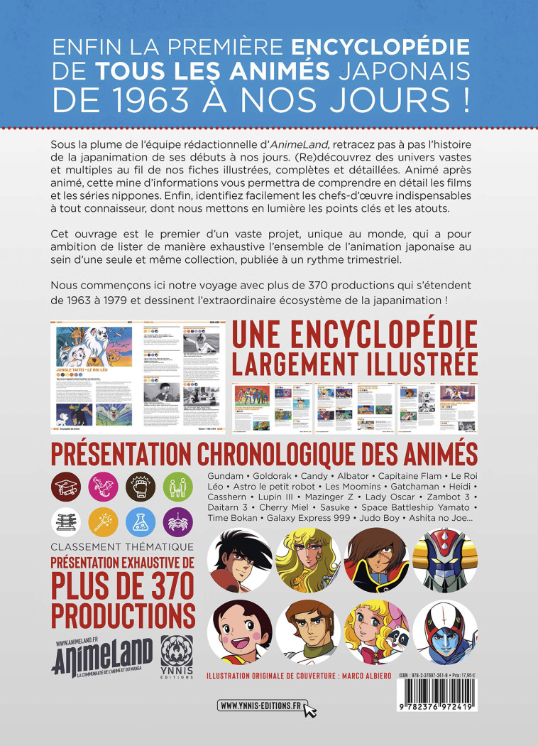 ENCYCLOPEDIE DES ANIMES - T01 - ENCYCLOPEDIE DES ANIMES 1 - XXX - YNNIS