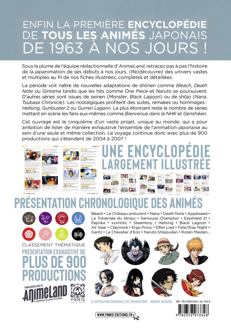 ENCYCLOPEDIE DES ANIMES - T06 - ENCYCLOPEDIE DES ANIMES 6 - XXX - YNNIS