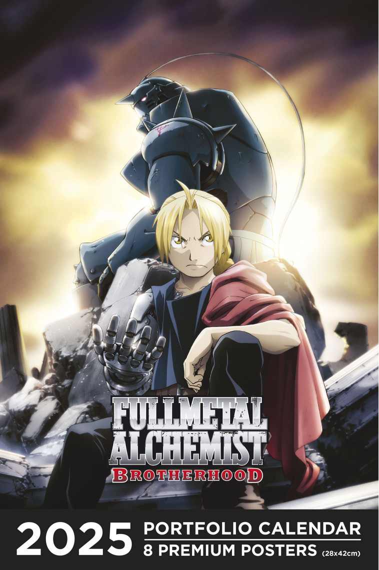 CALENDRIER PORTFOLIO 2025 FULLMETAL ALCHEMIST - XXX - YNNIS