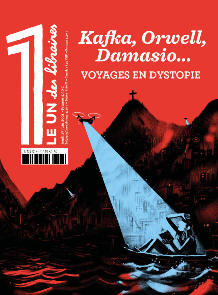 LE 1 DES LIBRAIRES - KAFKA, ORWELL, DAMASIO ... VOYAGES EN DYSTOPIE - COLLECTIF - LE UN