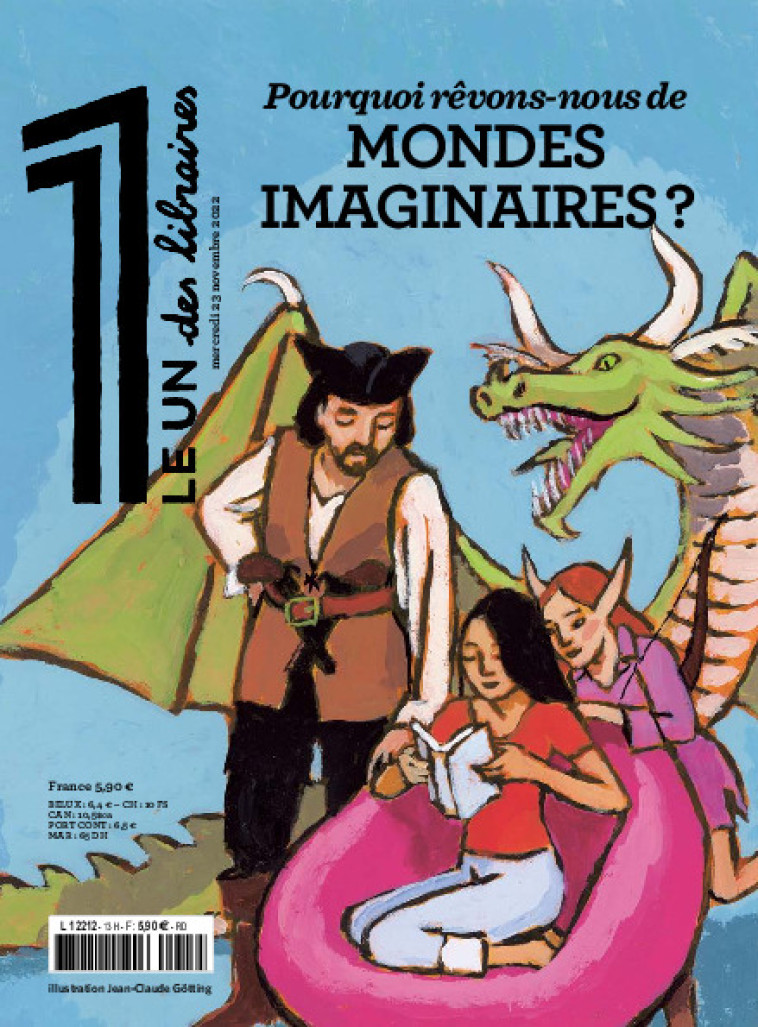 LE 1 DES LIBRAIRES - LES MONDES IMAGINAIRES - BISSON JULIEN - LE UN