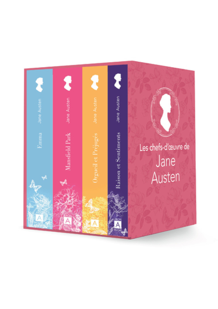 LES CHEFS-D'OEUVRE DE JANE AUSTEN - ORGUEIL ET PREJUGES, EMMA, MANFIELD PARK, RAISON E - AUSTEN JANE - ARCHIPOCHE