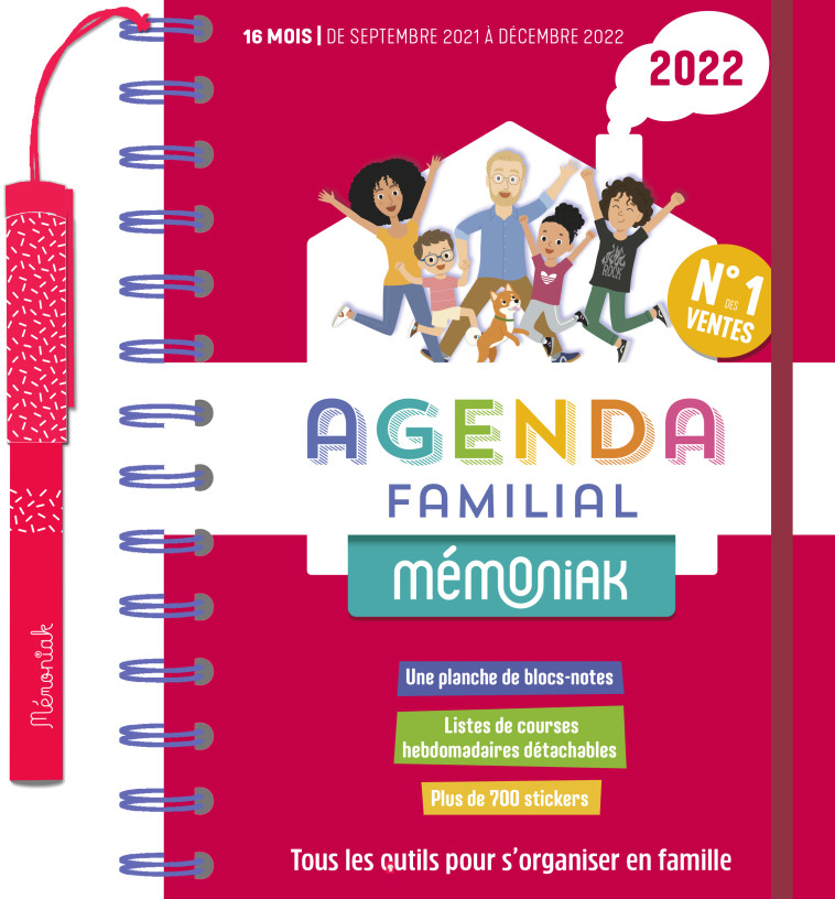 AGENDA FAMILIAL MEMONIAK 2021-2022 - XXX - 365 PARIS