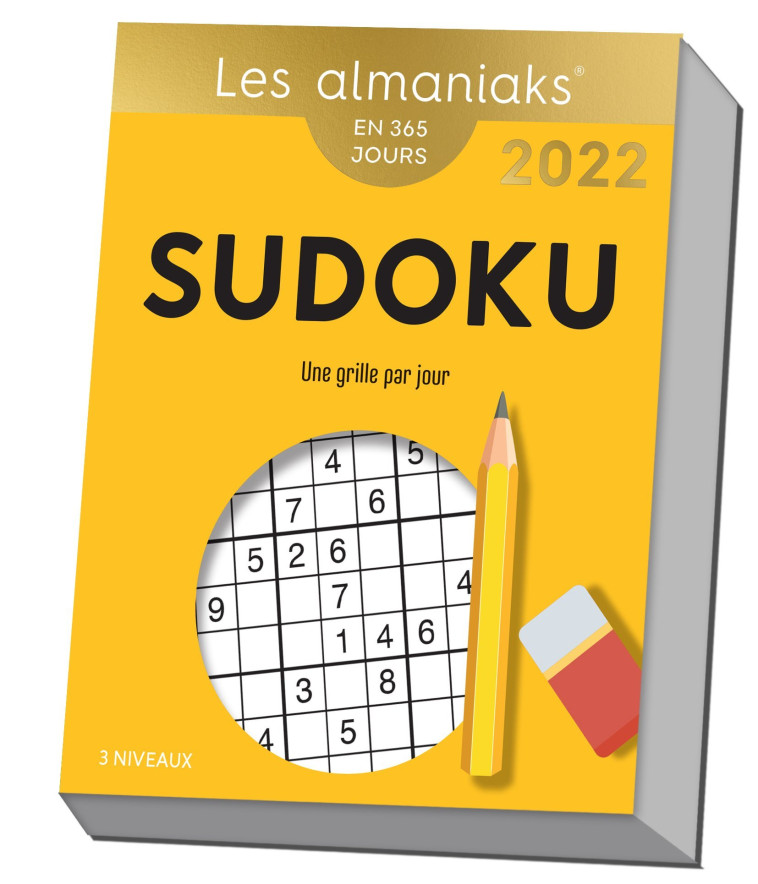 ALMANIAK SUDOKU 2022 - EDITIONS 365 - 365 PARIS