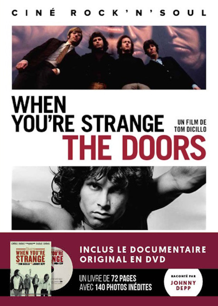 THE DOORS - WHEN YOU'RE STRANGE - COLLECTIO N ROCK'N'SOUL - FANET SYLVAIN - GM EDITIONS