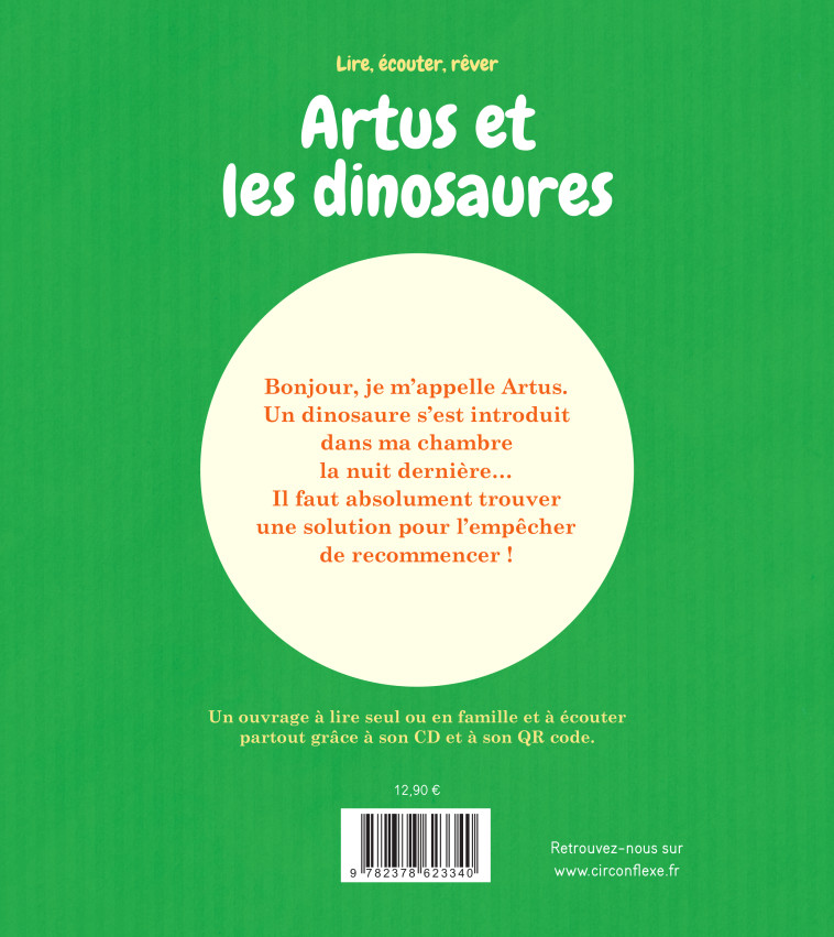 ARTUS ET LES DINOSAURES + CD - GUILBERT/DUCHESNE - CIRCONFLEXE