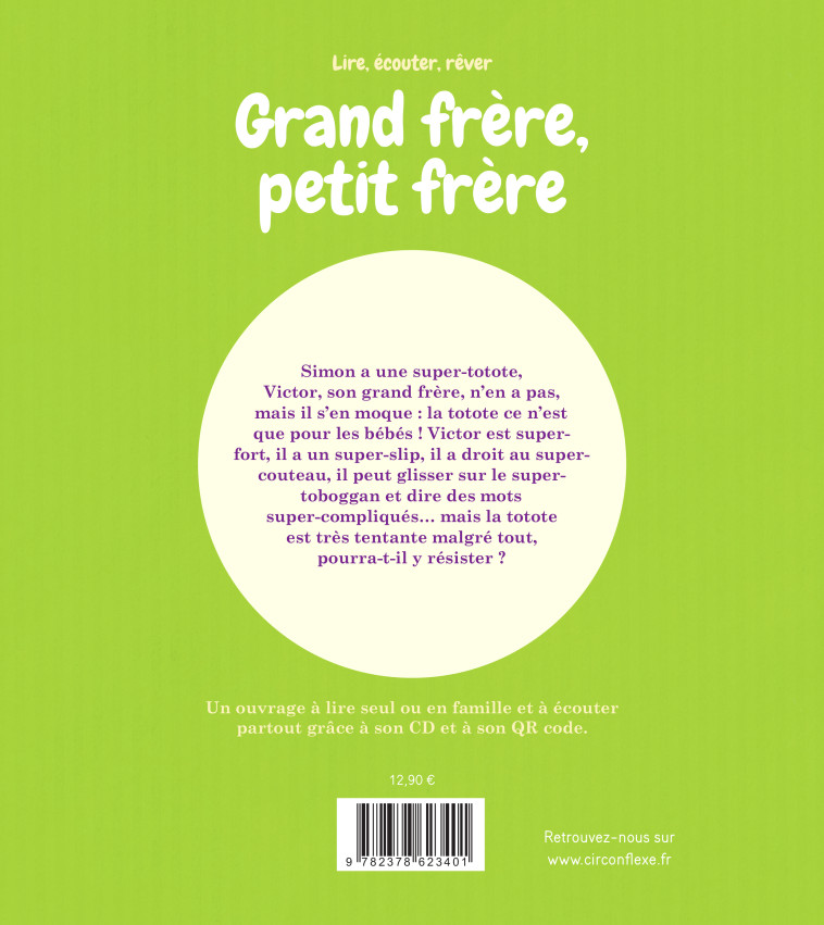 GRAND FRERE, PETIT FRERE + CD - QUATROMME/SCHMITT - CIRCONFLEXE