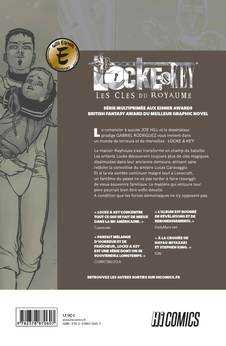 LOCKE & KEY, T4 : LES CLES DU ROYAUME - HILL/RODRIGUEZ - HICOMICS