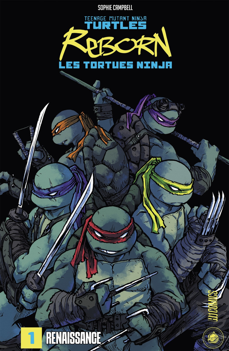 LES TORTUES NINJA  TMNT REBORN T01 : FROM THE ASHES - CAMPBELL SOPHIE - HICOMICS