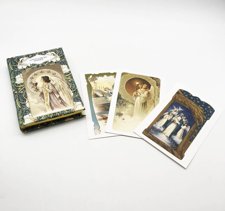 LE PETIT LIVRE DES ANGES + CARTES POSTALES - MASSON NICOLE - HACHETTE PRAT