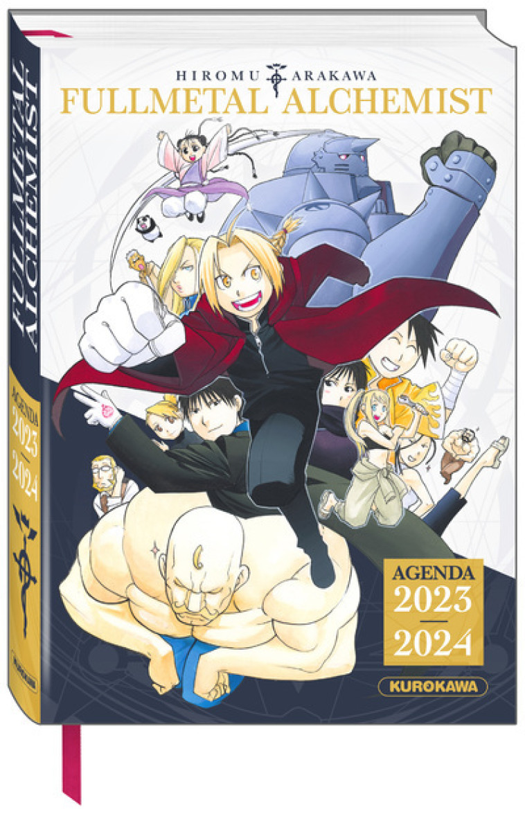 AGENDA FULLMETAL ALCHEMIST 2023-2024 - ARAKAWA HIROMU - KUROKAWA