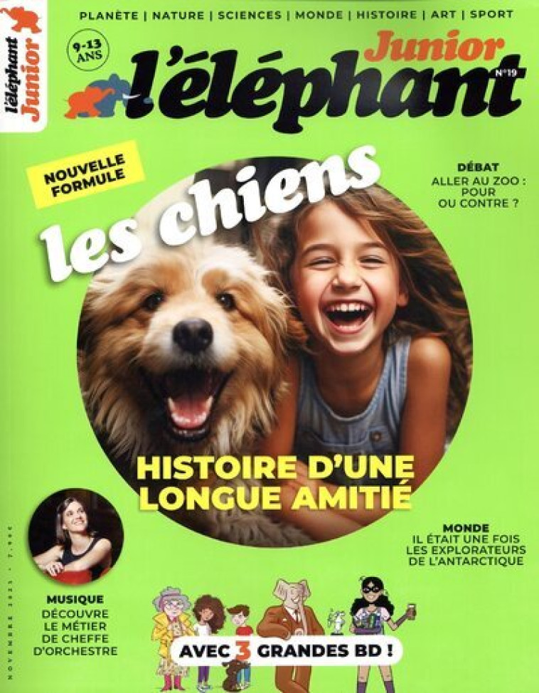 ELEPHANT JUNIOR 19 LES CHIENS - COLLECTIF - SCRINEO