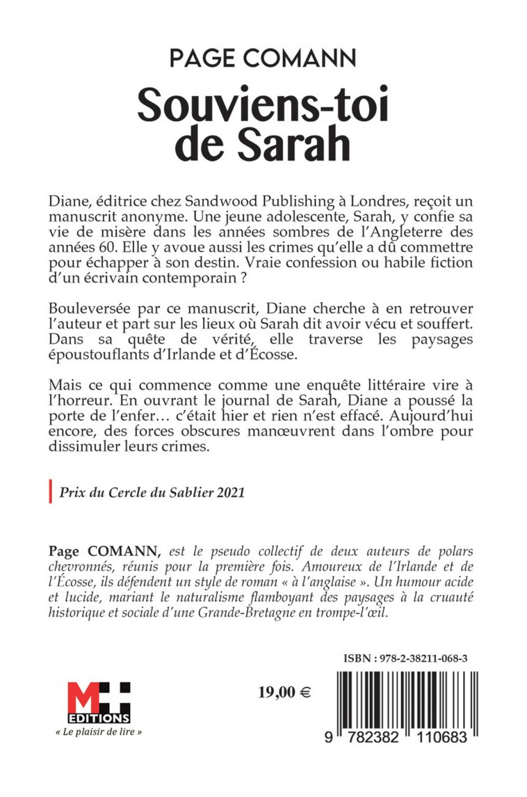 SOUVIENS-TOI DE SARAH - COMANN PAGE - M PLUS