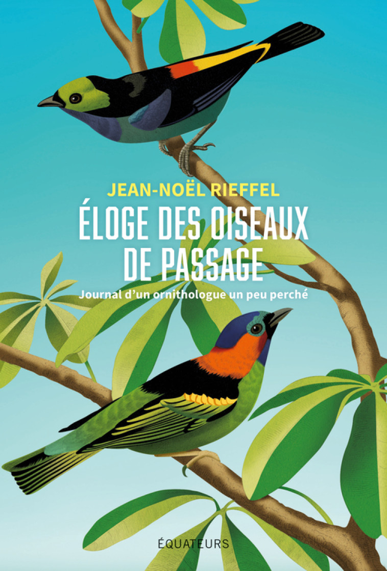 ELOGE DES OISEAUX DE PASSAGE - JOURNAL D'UN ORNITHOLOGUE UN PEU PERCHE - RIEFFEL JEAN-NOEL - DES EQUATEURS