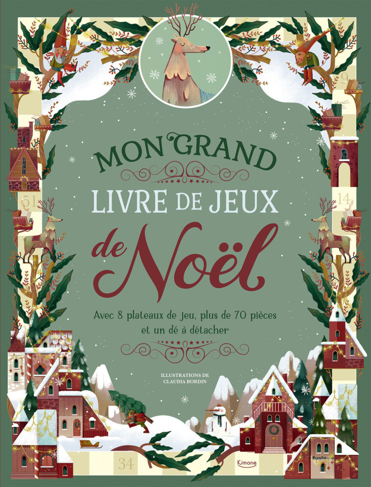 MON GRAND LIVRE DE JEUX DE NOEL - COLLECTIF/BORDIN - KIMANE