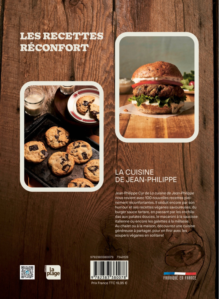 LES RECETTES RECONFORT DE JEAN-PHILIPPE - CYR JEAN-PHILIPPE - LA PLAGE