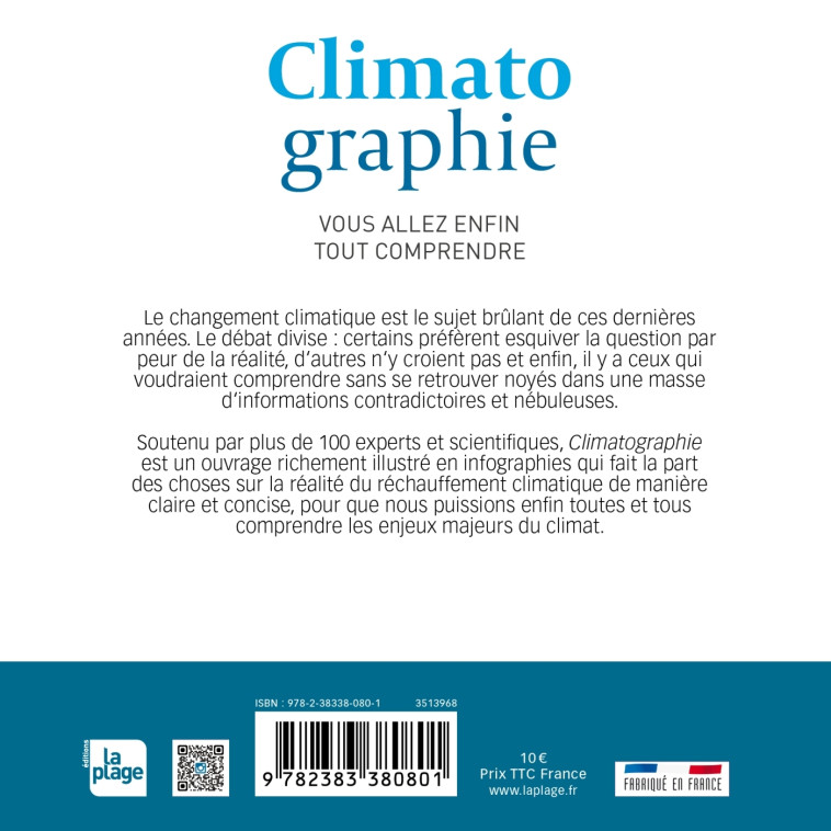 CLIMATOGRAPHIE - VOUS ALLEZ ENFIN TOUT COMPRENDRE - NELLES/SERRER - LA PLAGE