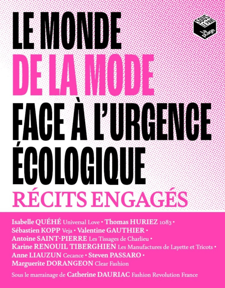 LE MONDE DE LA MODE FACE A L'URGENCE ECOLOGIQUE - COLLECTIF D'AUTEURS - LA PLAGE