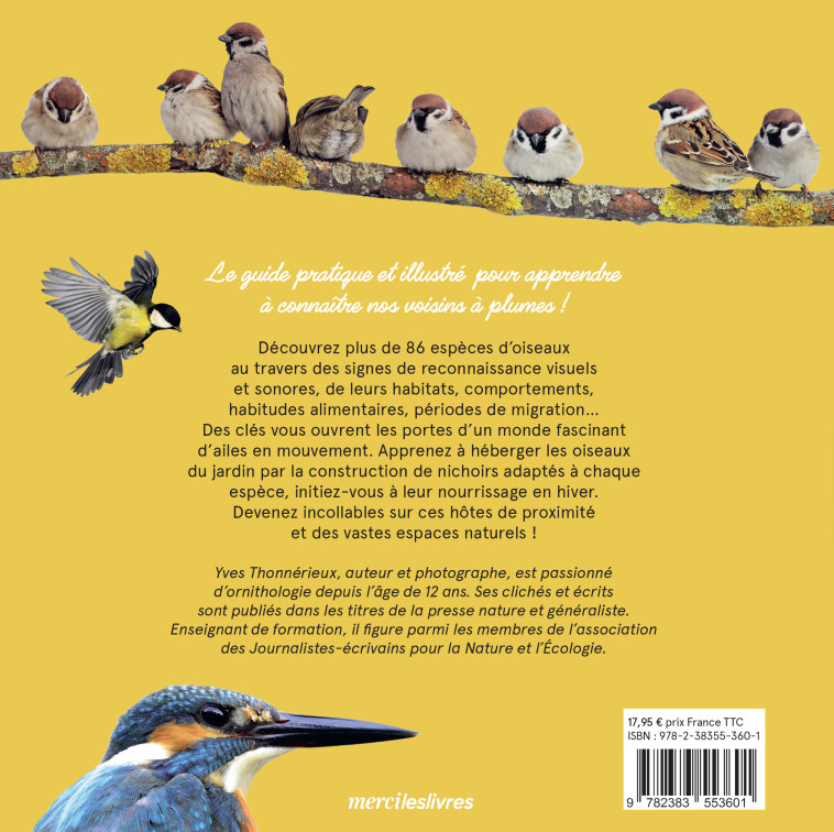 LE GUIDE AMOUREUX DES OISEAUX - THONNERIEUX YVES - MERCILESLIVRES