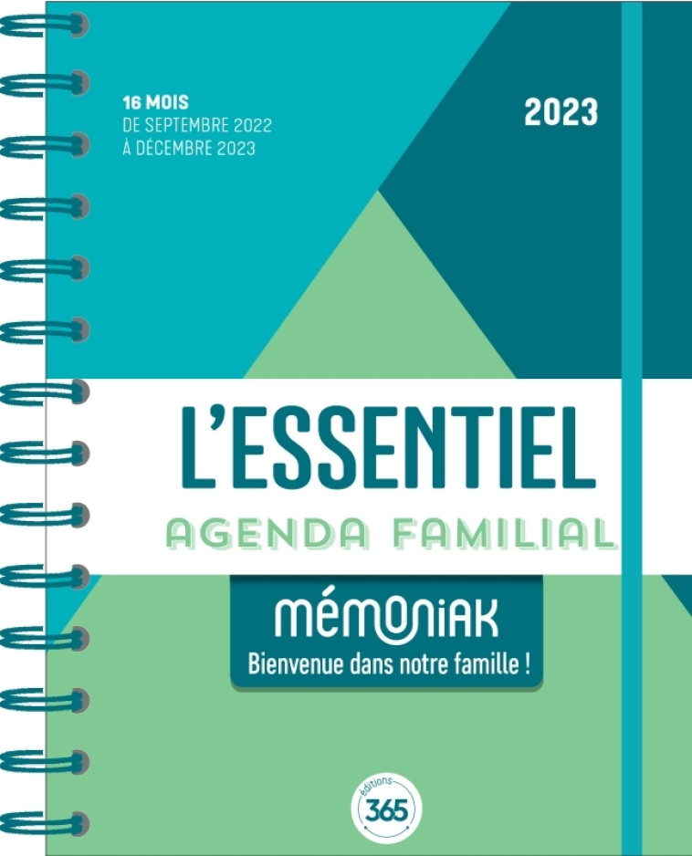 AGENDA FAMILIAL L'ESSENTIEL 2022-2023 - XXX - 365 PARIS