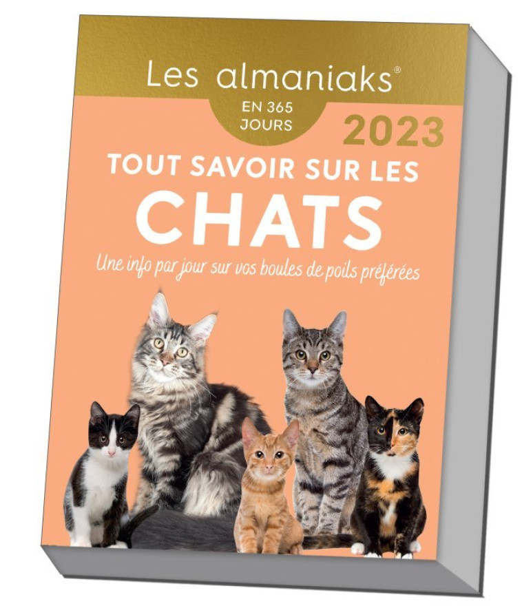 ALMANIAK TOUT SAVOIR SUR LES CHATS 2023 - COLLIN ISABELLE - 365 PARIS