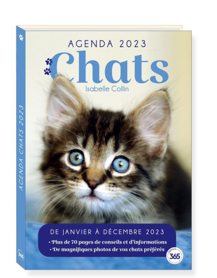 AGENDA LOISIRS CHATS 2023 - COLLIN ISABELLE - 365 PARIS