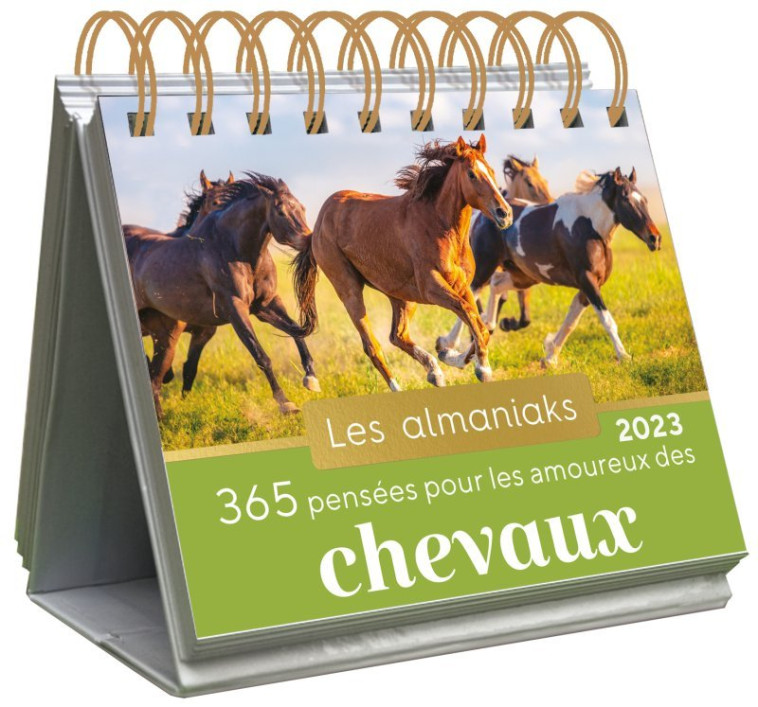 ALMANIAK 365 PENSEES POUR LES AMOUREUX DES CHEVAUX 2023 - BOONE DANIELE - 365 PARIS