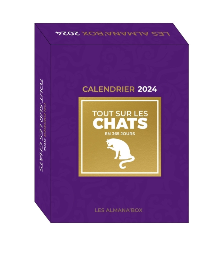 ALMANA BOX TOUT SUR LES CHATS EN 365 JOURS 2024 - XXX - 365 PARIS