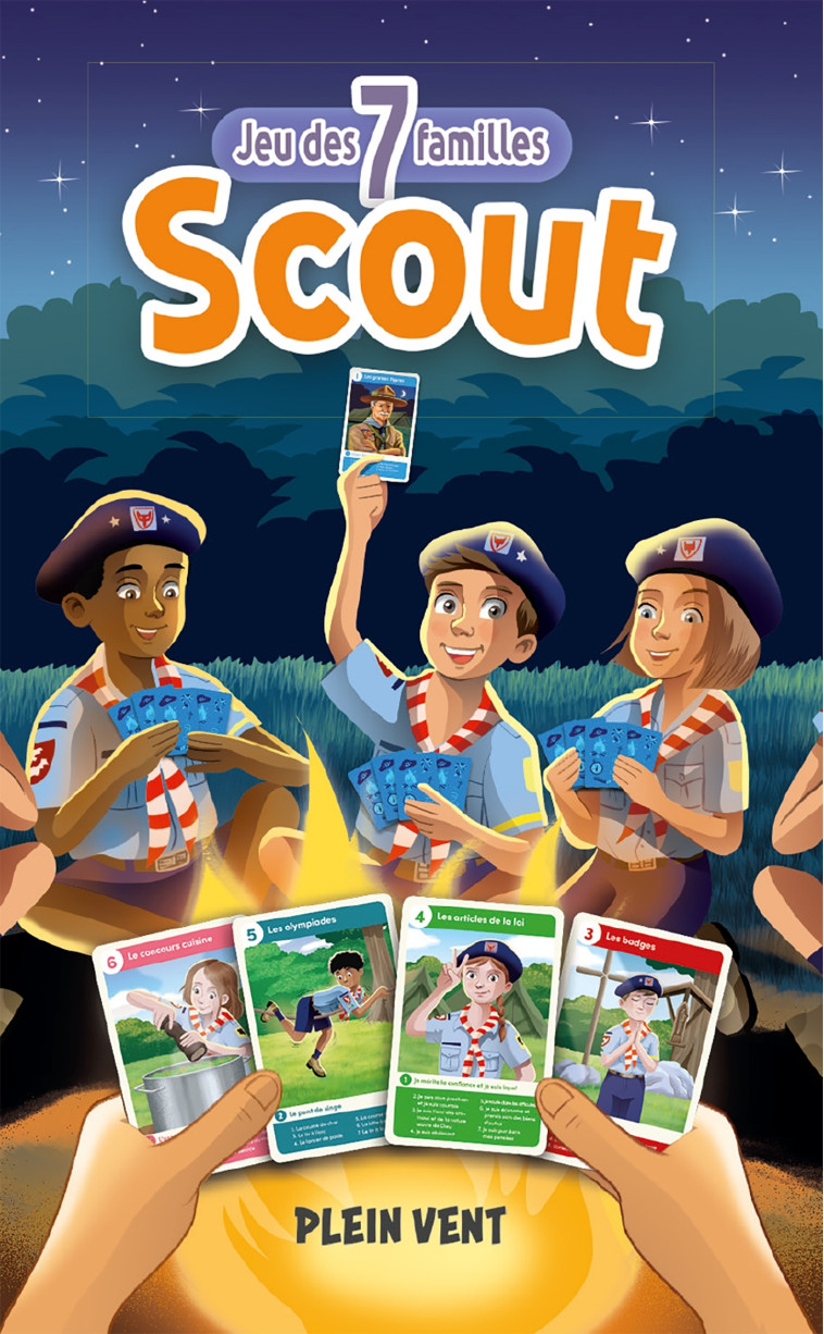 JEU DES 7 FAMILLES SCOUT - POUR LES LOUVETEAUX, LOUVETTES ET JEANETTES - ANGELIS/TEISSIER - PLEIN VENT