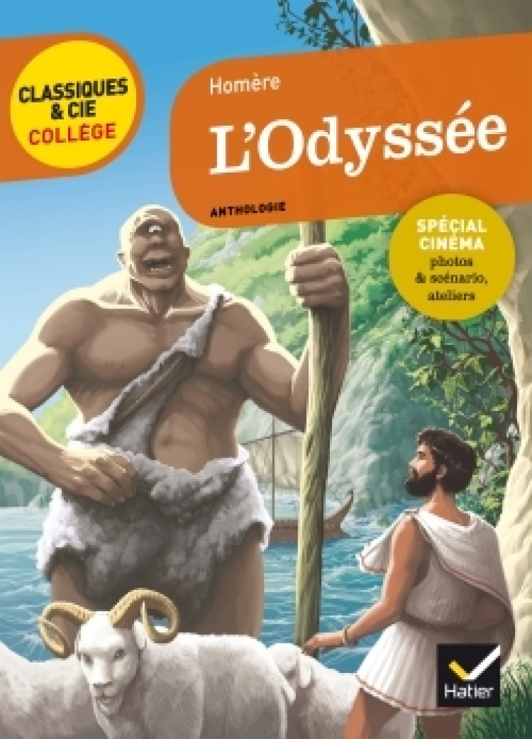 L'ODYSSEE ANTHOLOGIE - HOMERE - HATIER